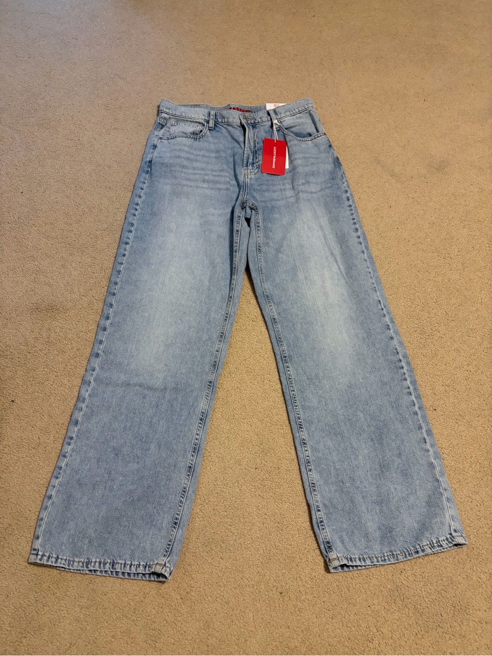 NWT Lucky Brand high rise Wide-Leg women's  Jeans sz 10/30